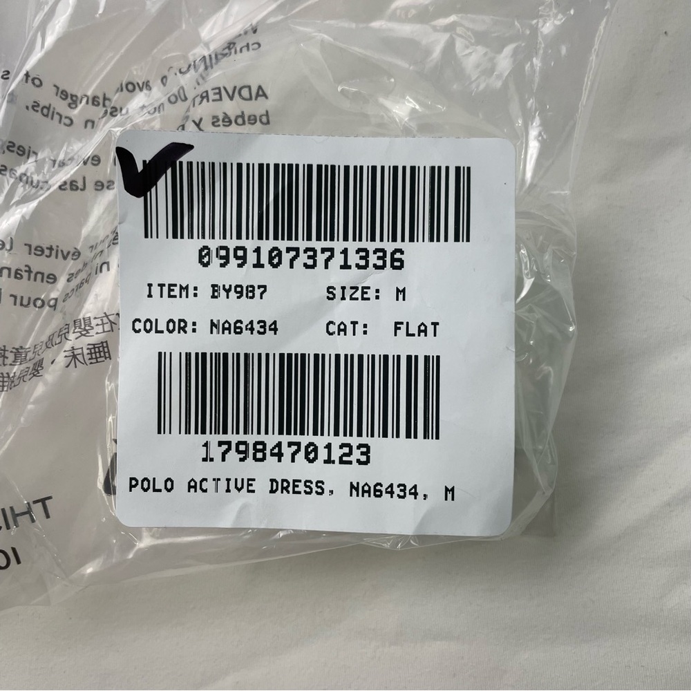 NWT J Crew Womens Polo Active Mini Dress Collared V-Neck Sleeveless White M - Picture 8 of 8